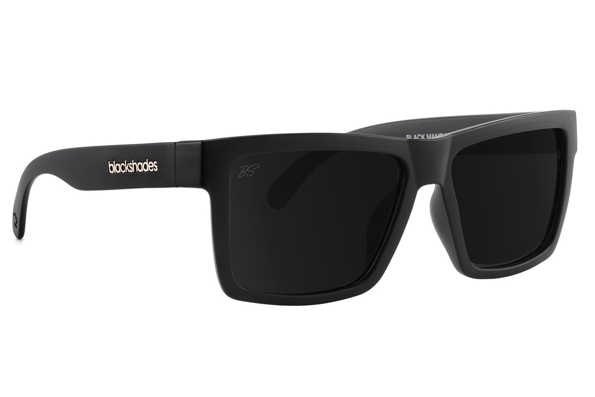 Black Mamba Black Polarized Sport Sunglasses | Black Shades – Black Shades