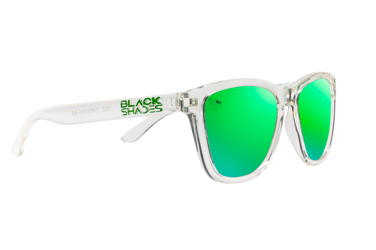 LUNETTES DE SOLEIL Fluor SPORT DEGRADE - Lunettes de soleil polarisées  green/green - Private Sport Shop