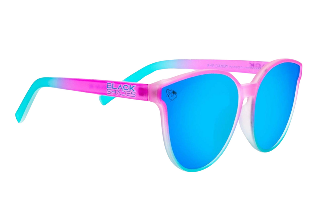 Eye Candy Pink Polarized Cat Eye Fashion Sunglasses | Black Shades – Black  Shades