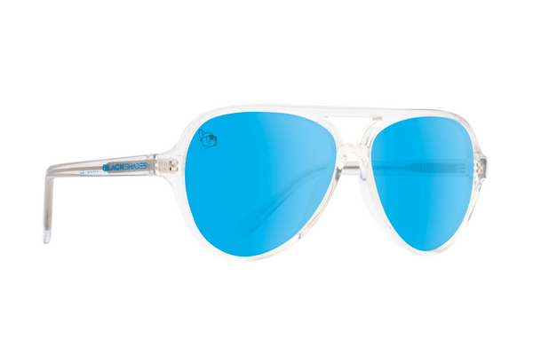 classic Aviator sunglasses polarizer driving mirror - Light Blue Color -  CB12JHBG3TV