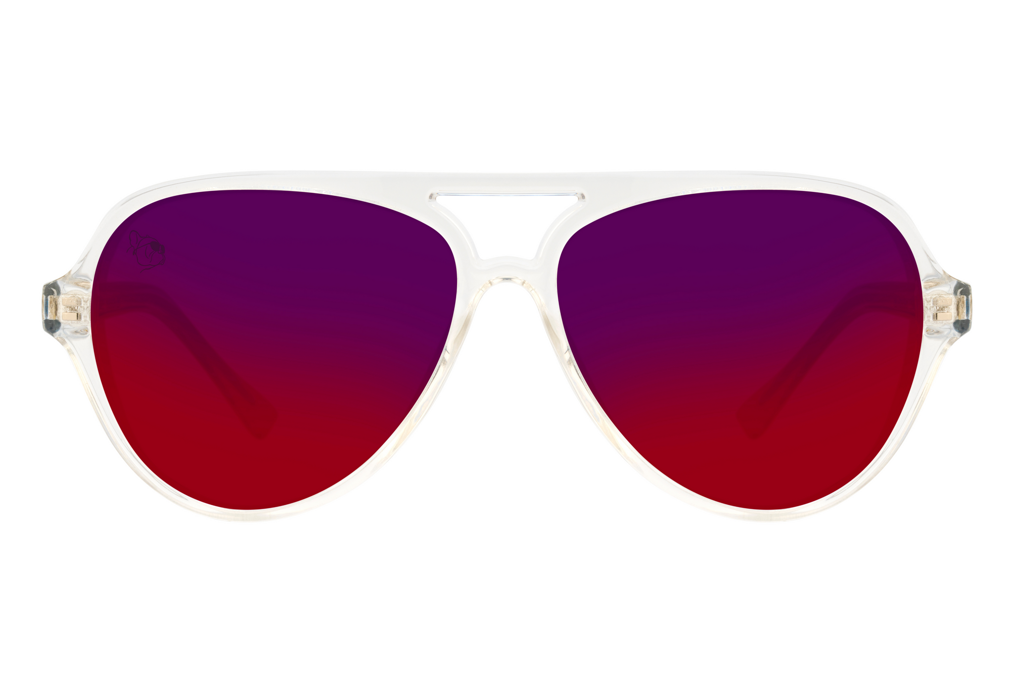 Supernova Aviator Purple Red Polarized Sunglasses | Black  display picture 2