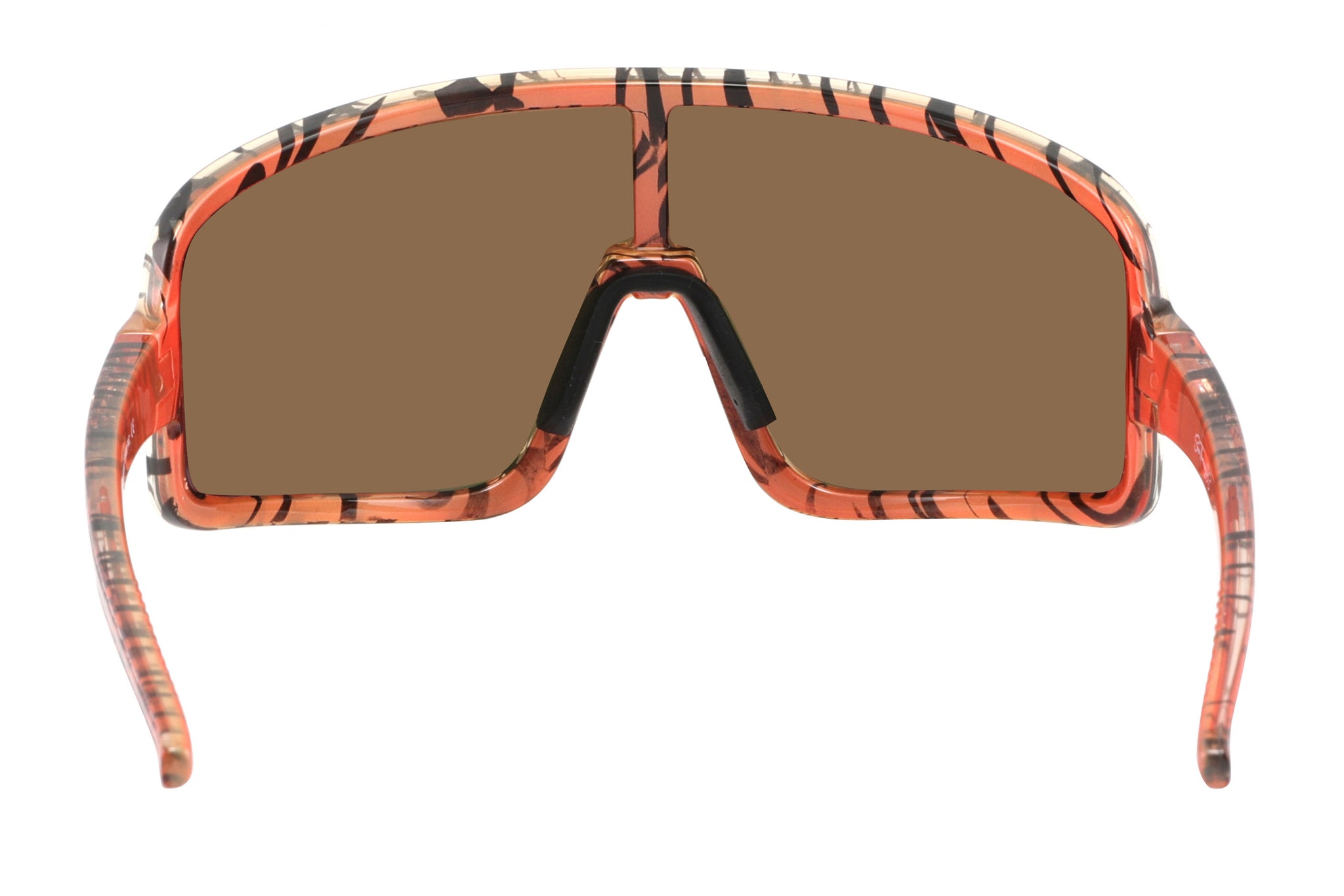 Ferocious Orange Tiger Polarized Sport Sunglasses | Black  display picture 1