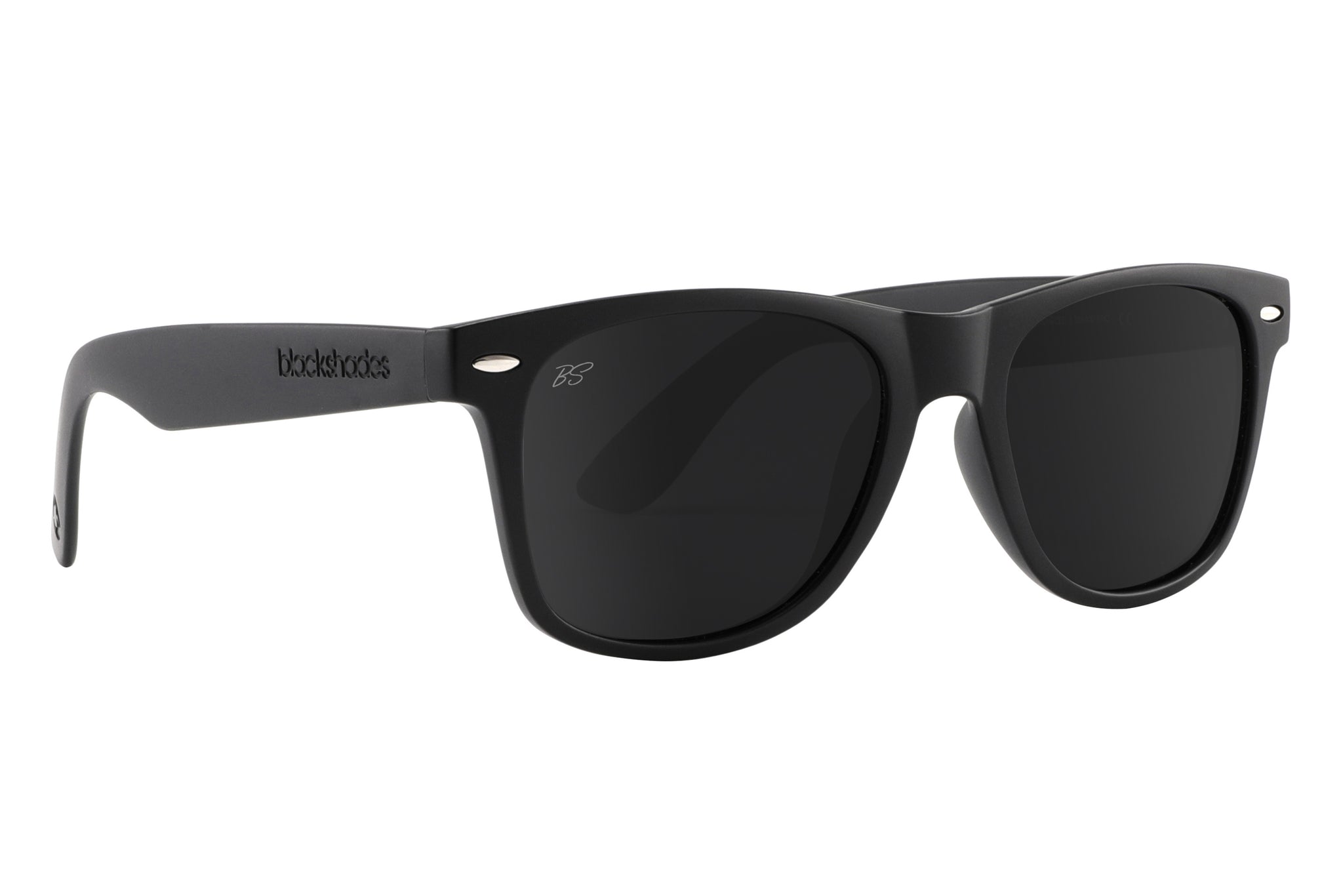 Marcolas Black Polarized Classic Sunglasses | Black Shades 