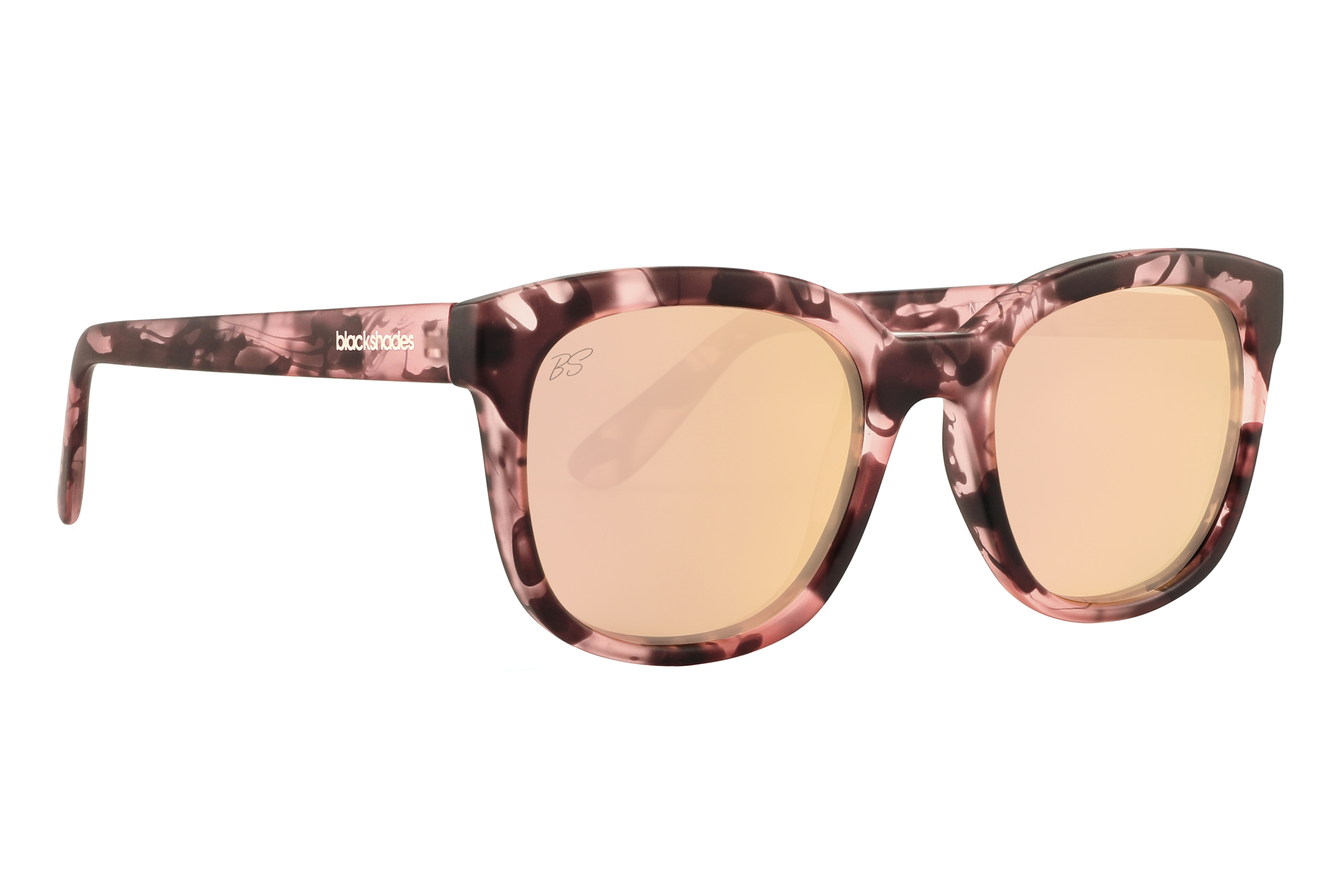Naughty Peach Champagne Lens Polarized Sunglasses - Black  display picture 1