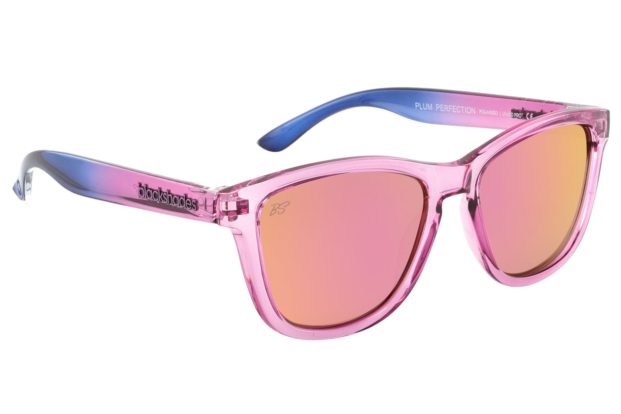 Plum Perfection Pink Polarized Sport Sunglasses | Black  display picture 3