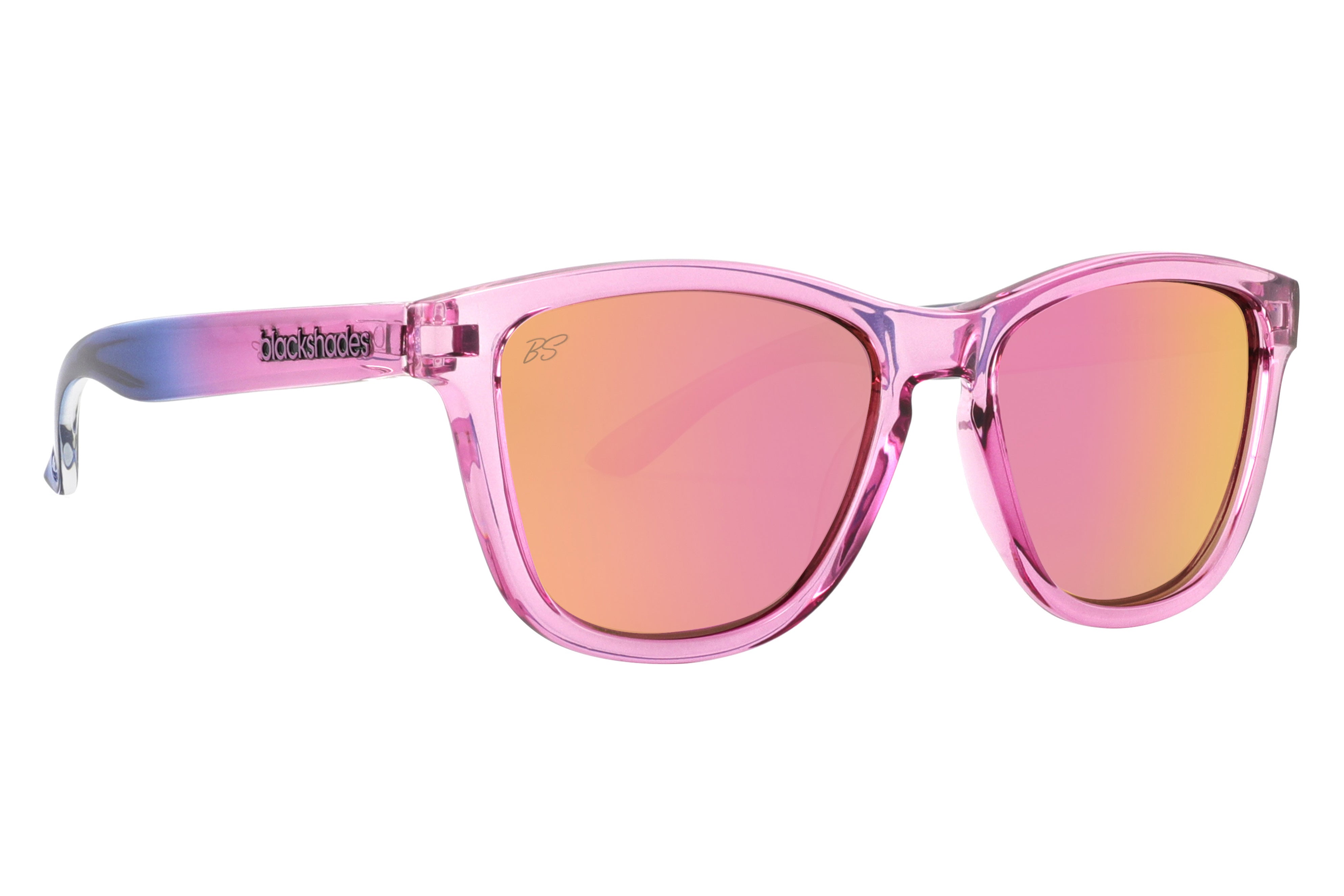 Plum Perfection Pink Polarized Sport Sunglasses | Black 