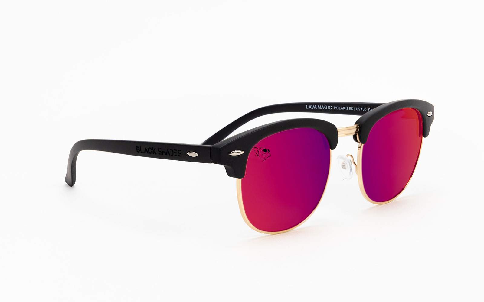 Dark red lens sunglasses clearance