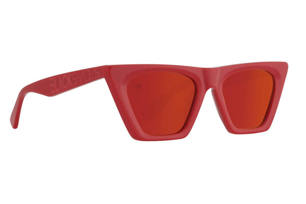 EV Sports Polarised Red Mirror Blue red frame Mens Sunglasses