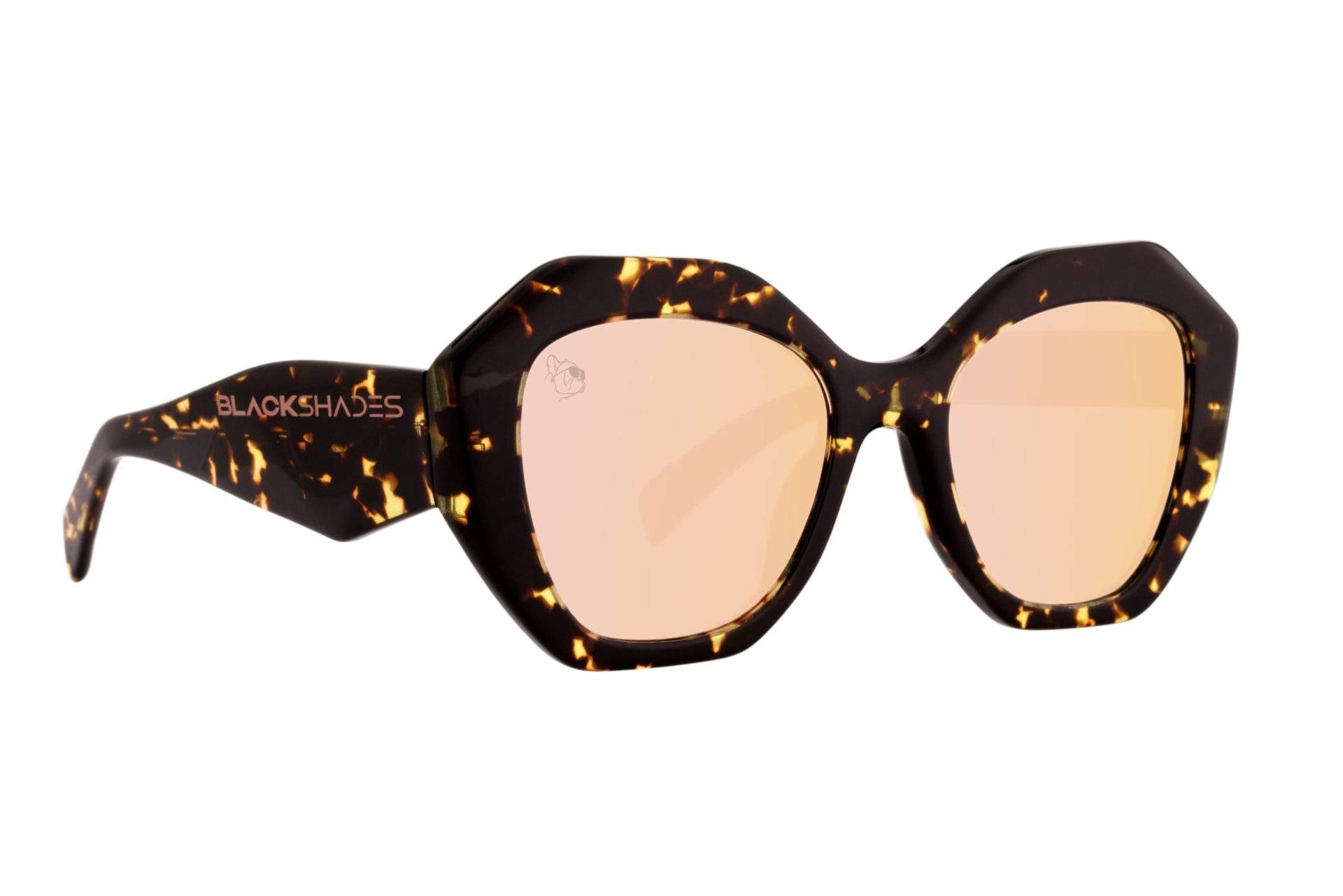 Champagne Showers Polarized Designer Sunglasses | Black Shades
